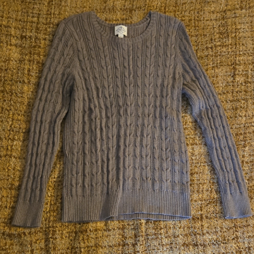 St. John's Bay Brown Cable Knit Sweater